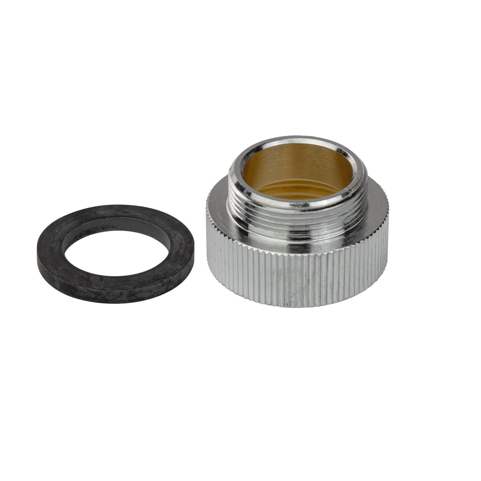 Schlösser Badarmatur Strahlreglerübergang M22/1 AG x 3/4" IG Adapter Armatur Wasserhahn