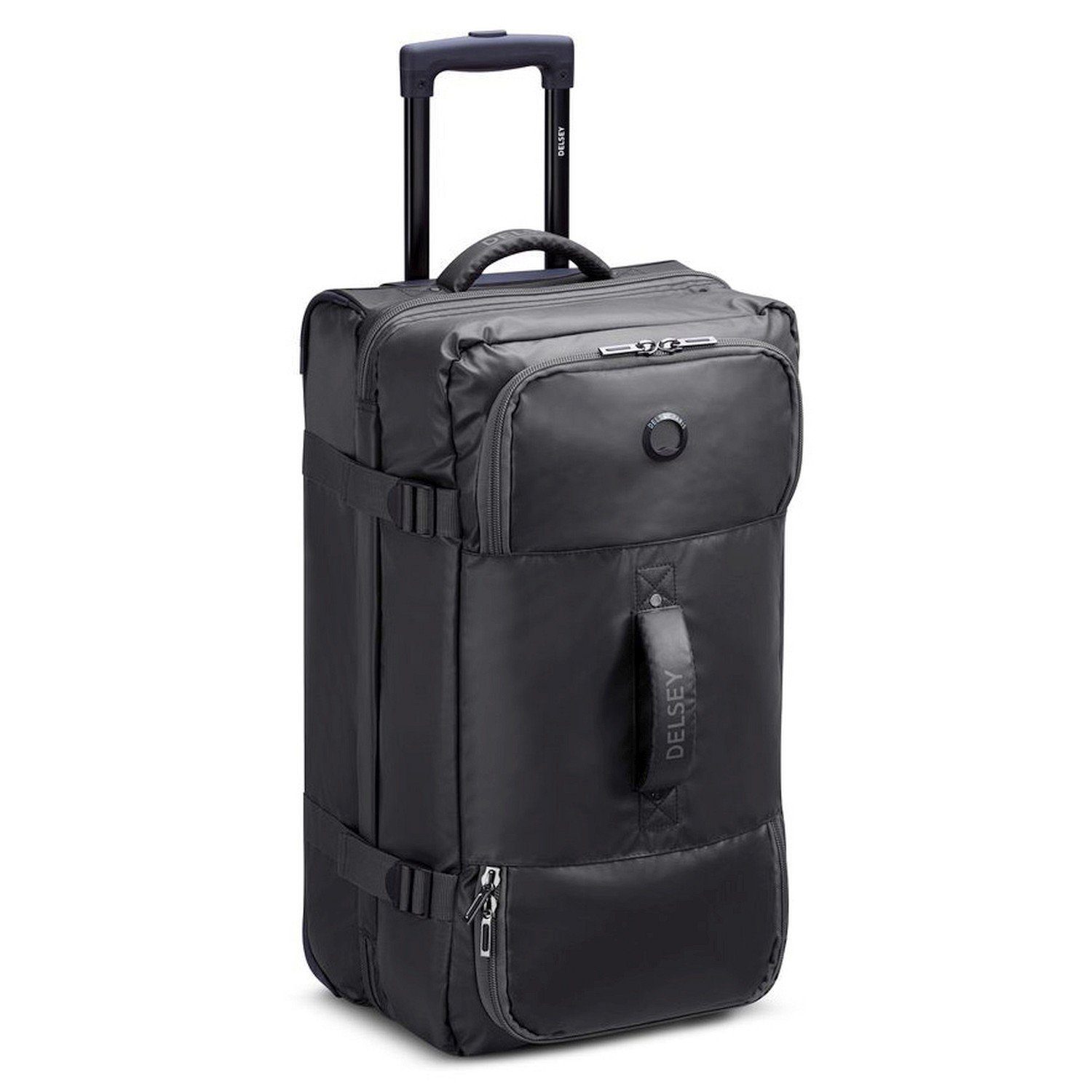 cm 64 Delsey schwarz Reisetasche (1-tlg) - Raspail 2-Rollenreisetasche