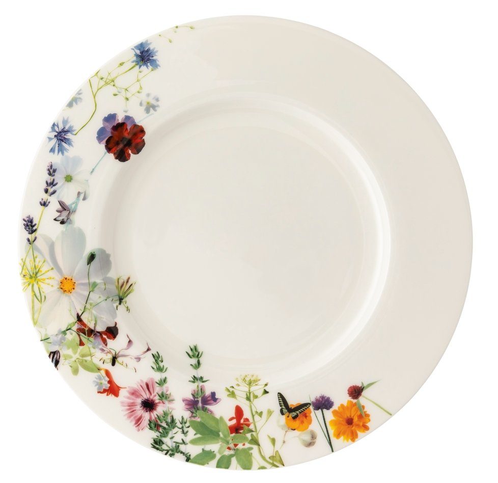 Rosenthal Frühstücksteller Brillance Grand Air Frühstücksteller m. Fahne 23cm, Teller Flach