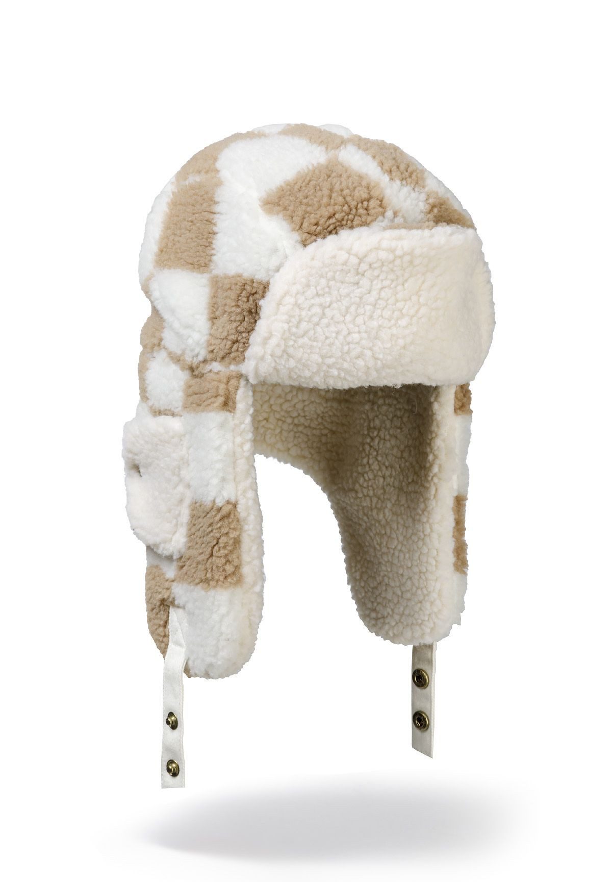 MINOTI Fleecemütze Trappermütze aus Teddystoff mit Ohrenklappen günstig online kaufen