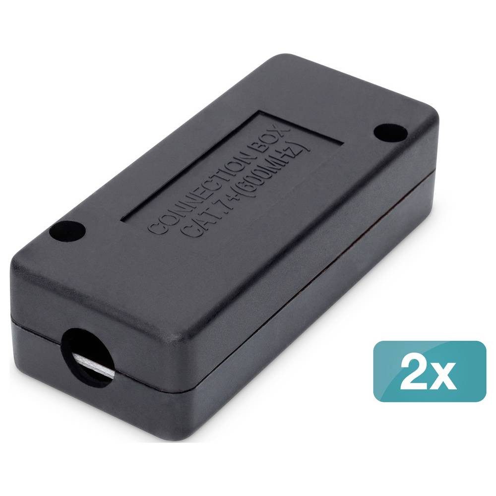 Digitus Netzwerk Adapter CAT 7 Schwarz DN-93907-1-2 Netzwerk-Adapter
