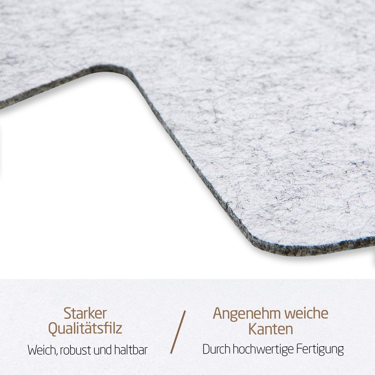Miqio Pfannenschoner 6 erSet Stapelschutz 6 Pfannenschoner 2x Ø38 cm,Ø 35cm,Ø 26 cm, Zubehör für Schutz für alle Pfannenarten, 6-tlg., Schadstoffgeprüft. Ökotex – Bild 4 von 5
