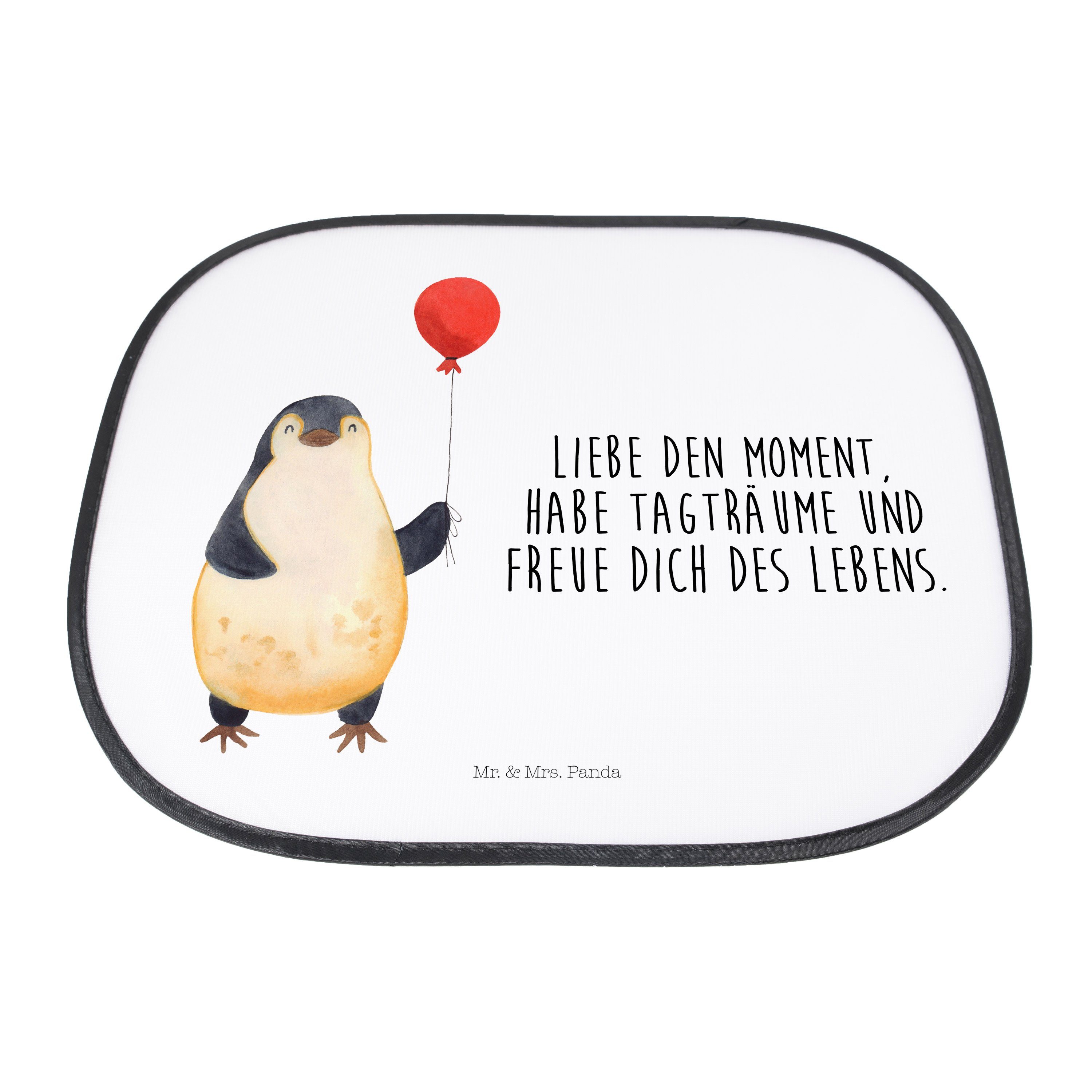 Pinguin - & Mr. Luftballon Mrs. Seidenmatt - Baby, Geschenk, Sonnenschutz Sonnenschutz Weiß Panda, Sonnens, Auto