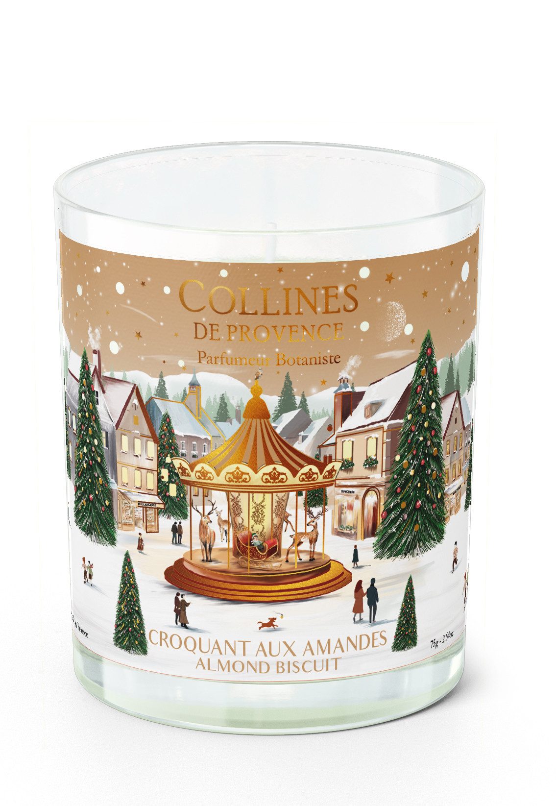 Collines de Provence Duftkerze "Mandelkrokant" 180 gr. (1-tlg)