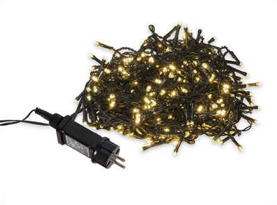 BigDean LED-Lichterkette 180 LEDs warmweiß inkl. 8 Funktionen Party Weihnachtsbeleuchtung, 180-flammig