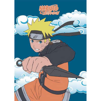 Kinderdecke Naruto - Kuscheldecke Fleecedecke - Розмір 100x140 cm, empireposter