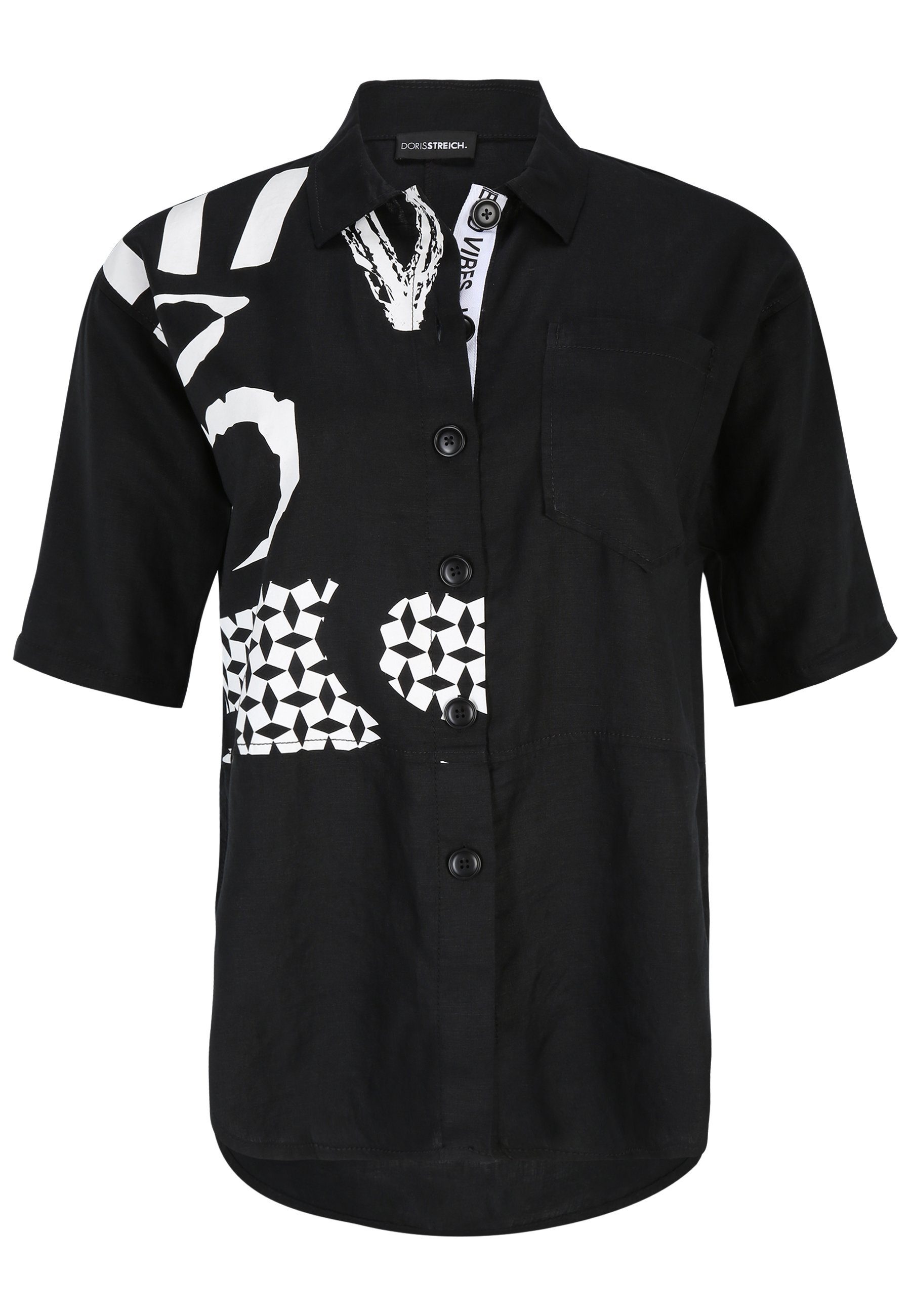 Doris Streich Kurzarmbluse Bluse