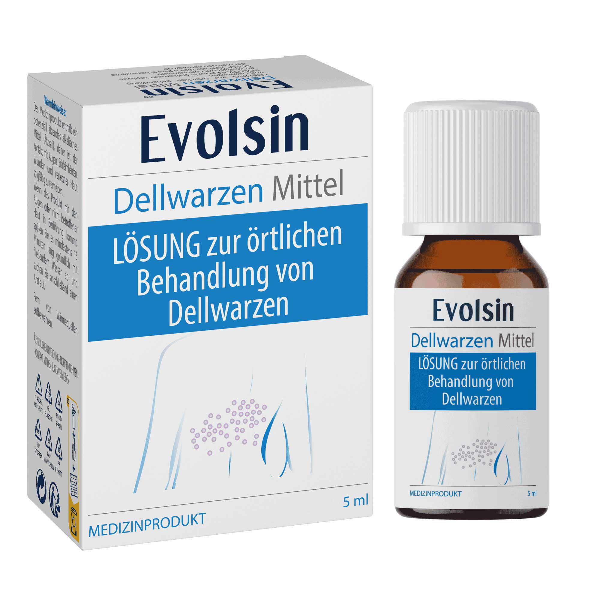 Warzen-Behandlungsstift Evolsin® Dellwarzen Mittel I Sanfte & Effektive Dellwarzen Behandlung