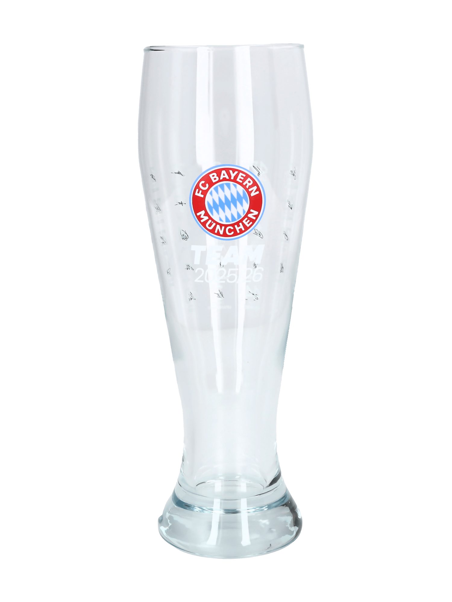 FC Bayern München Стекло-Set FC Bayern München I Weißbierglas Signature 2025-26 0,5 l, Glas