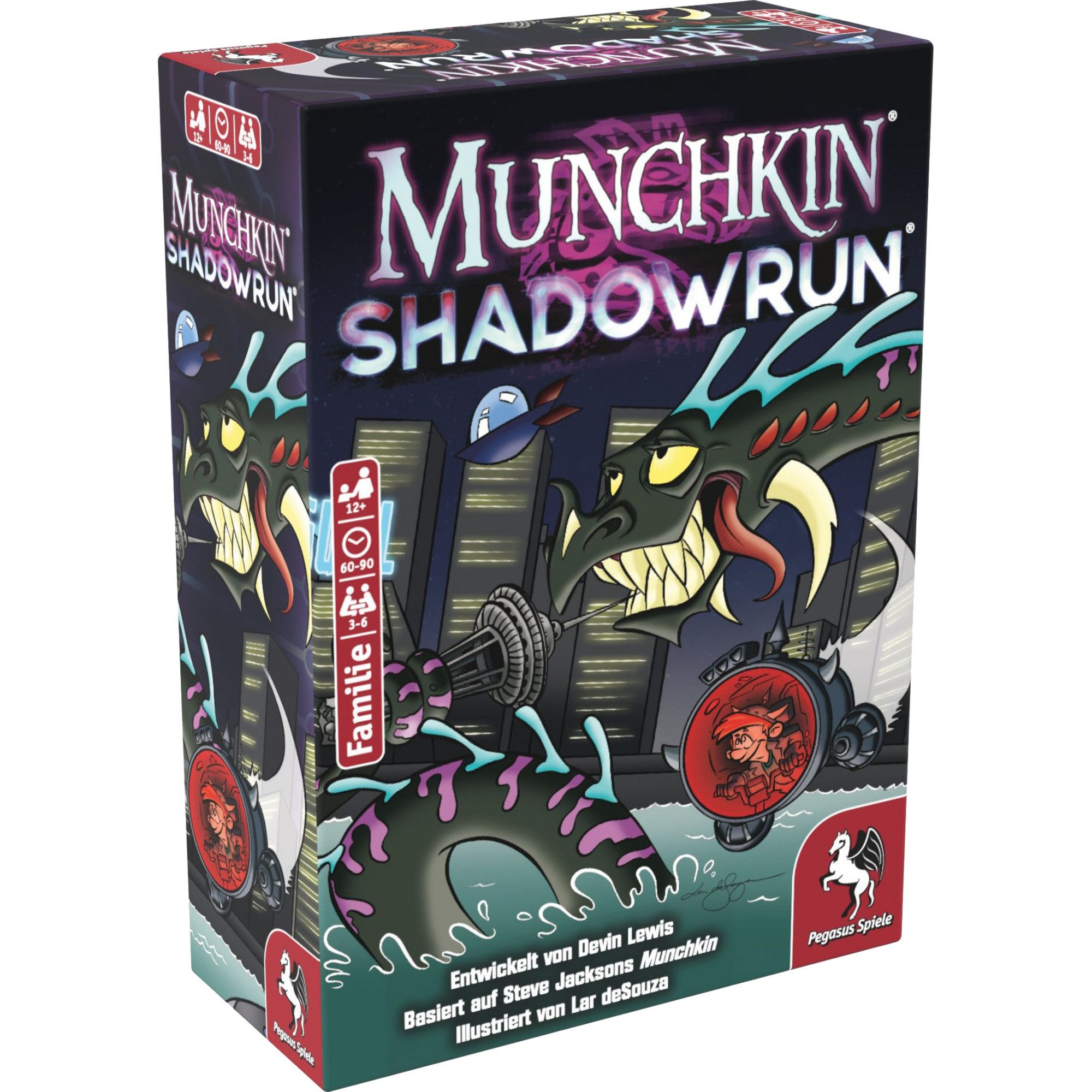 Pegasus Spiel Pegasus Munchkin Shadowrun, Kartenspiel