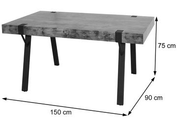 MCW Esstisch MCW-L54-E, BSCI-Sozialstandards geprüft