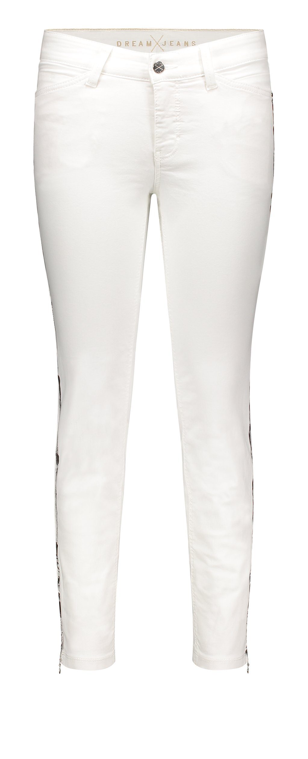 Stretch-Jeans MAC DREAM CHIC GALLOON clean white denim 5471-93-0355L D010