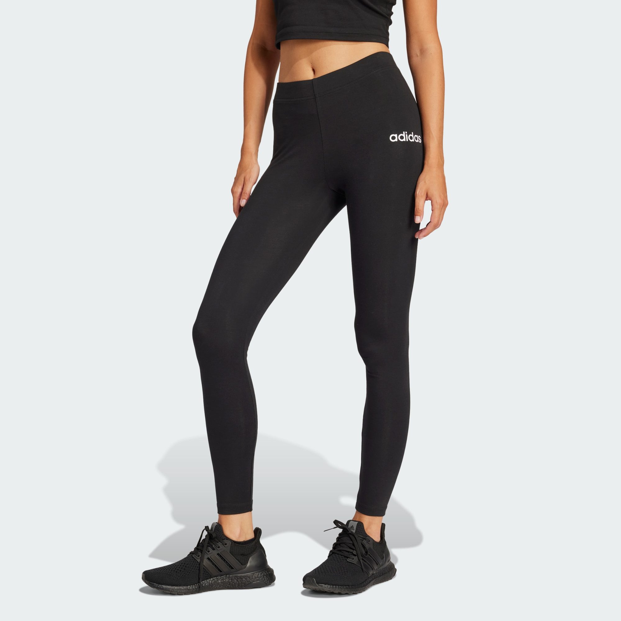 adidas Sportswear Leggings ESSENTIALS LINEAR COTTON LEGGINGS (1-tlg)