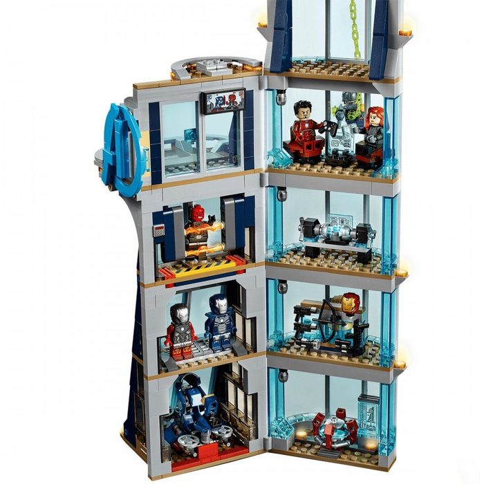 LEGO® Konstruktions-Spielset Marvel Super Heroes Avengers – Kräftemessen am Turm Konstruktion PE12277