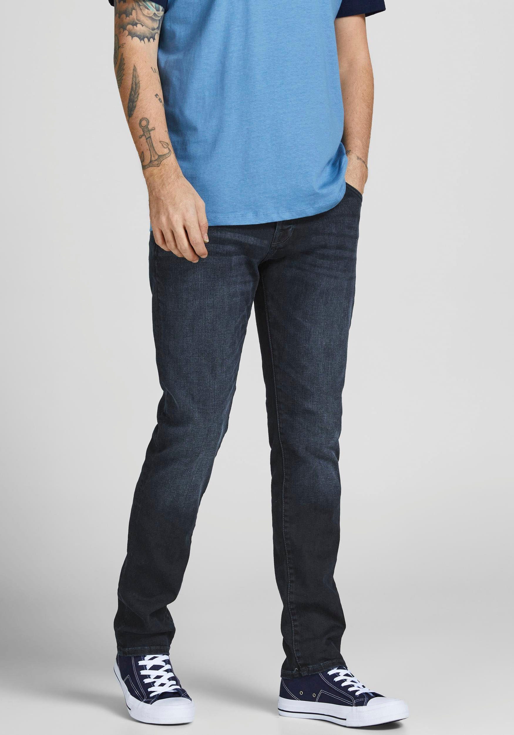 Jack & Jones Slim-fit-Jeans JJIGLENN – Slim-Fit-Jeans mit niedriger Leibhöh günstig online kaufen
