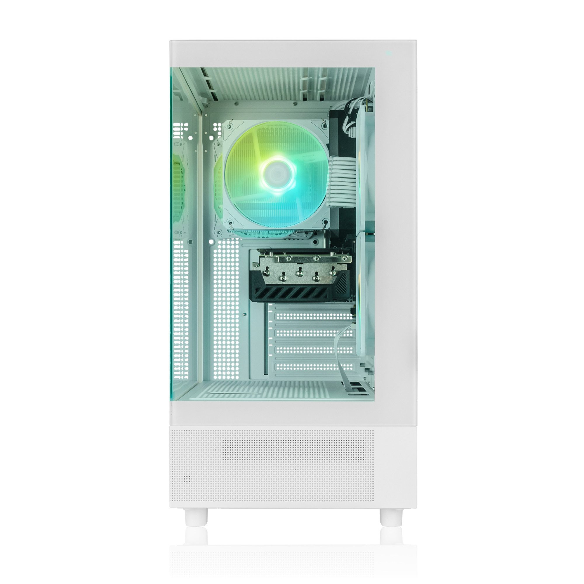 AurumPC R5 5600 mit RTX5060 8GB und 32GB DDR4 RAM Snow Edition Gaming-PC (AMD Ryzen 5 5600, GeForce RTX 5060, 32 GB RAM, 1000 GB SSD, Luftkühlung, Windows 11, WLAN)