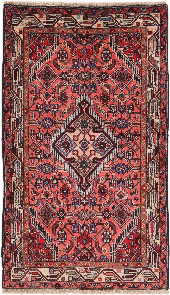 Orientteppich Hamadan 69x120 8 Höhe: / mm Handgeknüpfter Nain Trading, Orientteppich Perserteppich, rechteckig