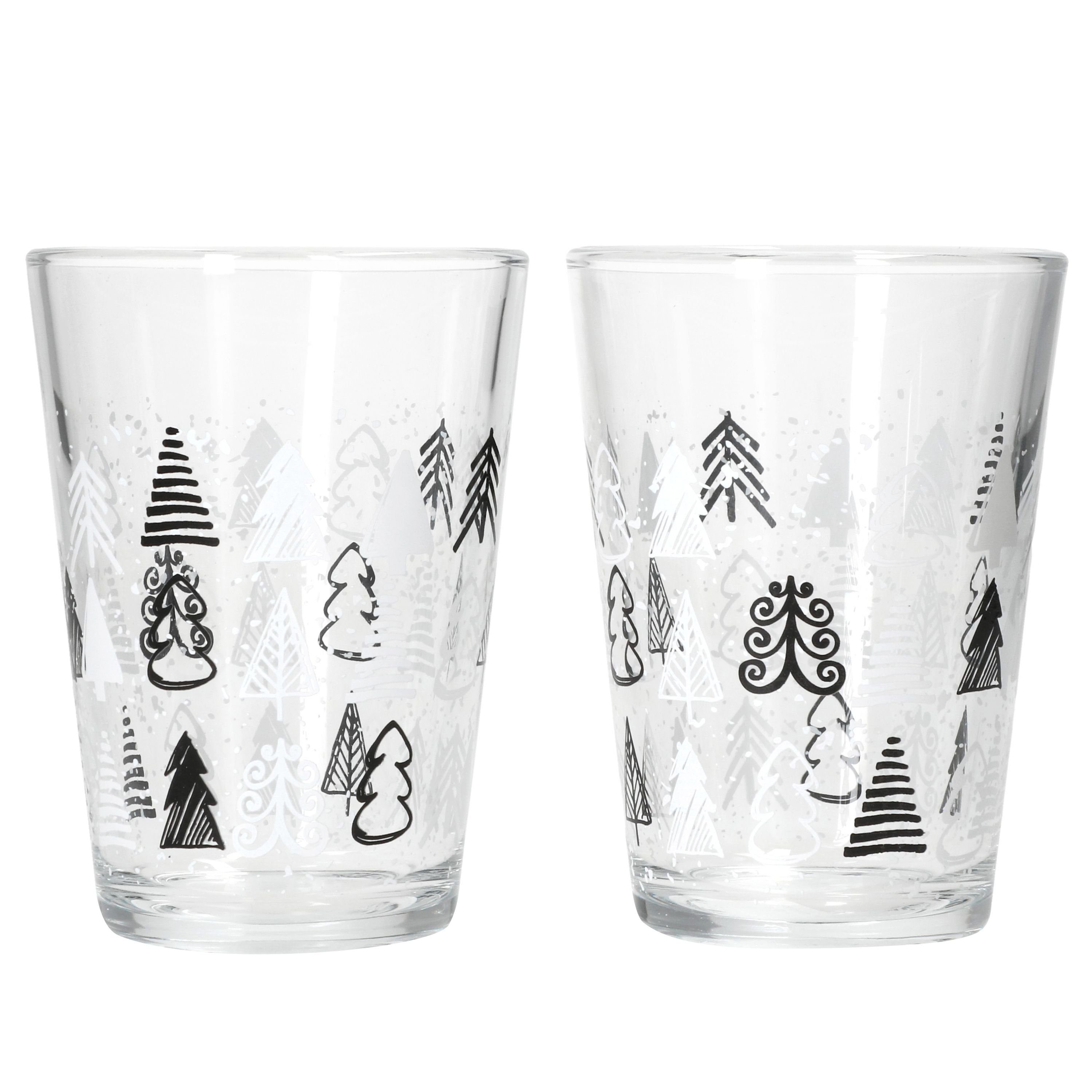 Glas Ritzenhoff Weihnachtsbaum 2x Glühwein-Gläser 240ml H11cm