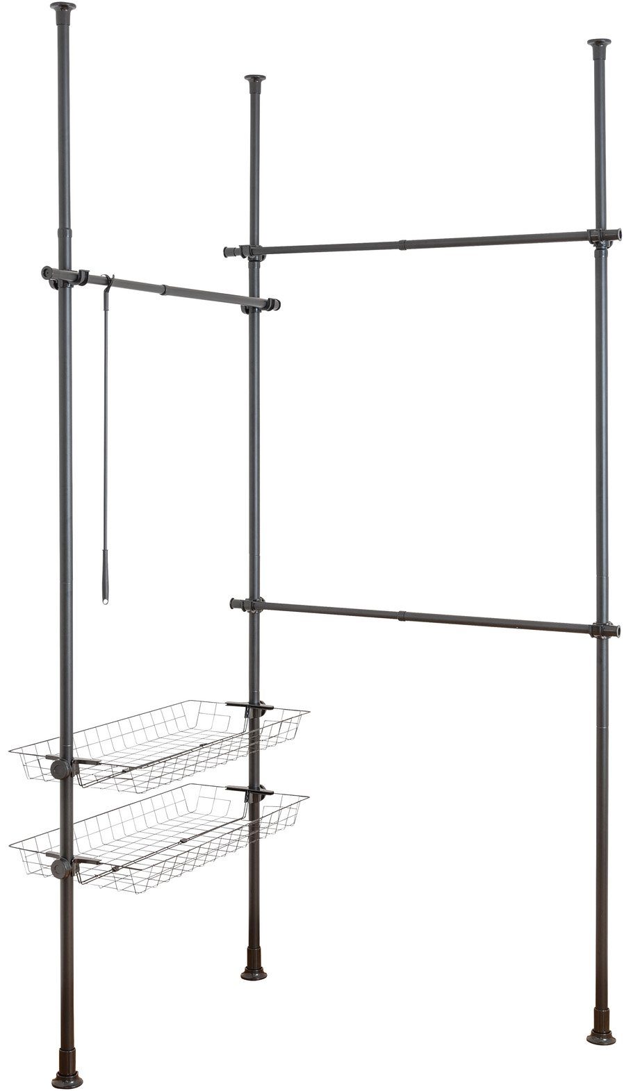 WENKO Teleskopregal Modell Herkules Duo, zum Klemmen ohne Bohren, verstellb günstig online kaufen