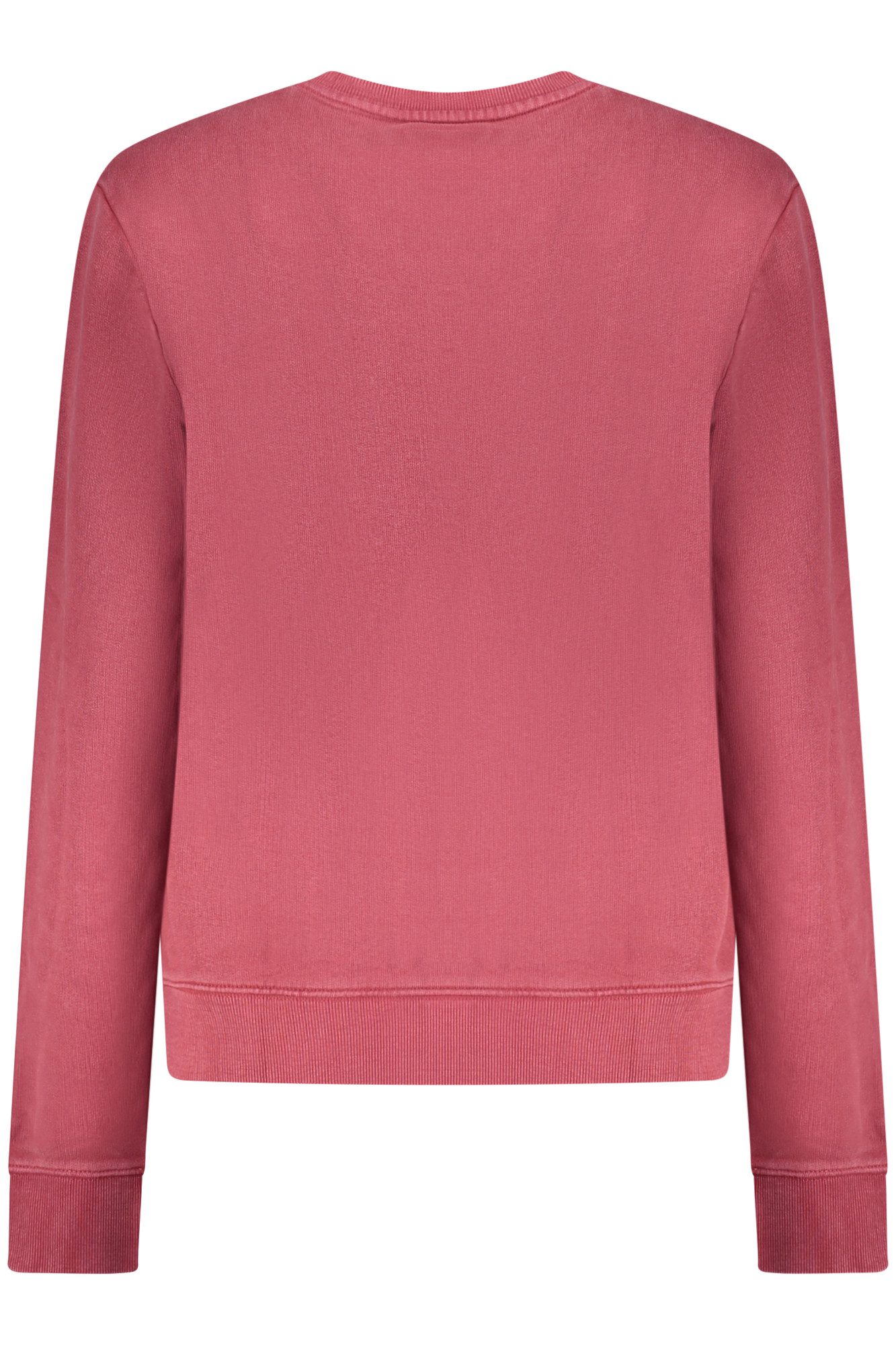 GUESS JEANS Sweatshirt Damen-Sweatshirt Rot: Bio-Baumwolle, Langarm