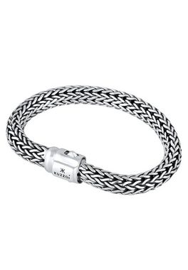 Kuzzoi Armband Gliederarmband Basic Cool unisex 925 Silber