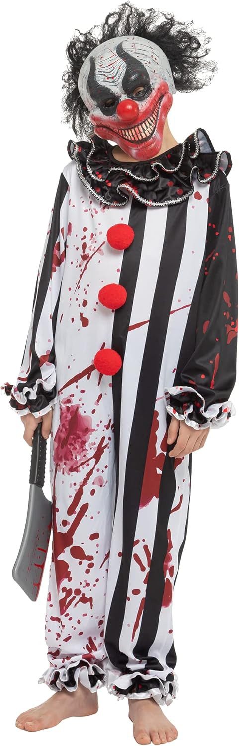 Spooktacular Creations Clown-Kostüm Spooktacular Creations Killer Clown Kostüm, Jungen Halloween