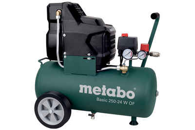 Metabo Professional Kompressor Basic 250-24 W OF, 1500 W, max. 8,00 bar, 24,00 l, Ölfrei, im Karton