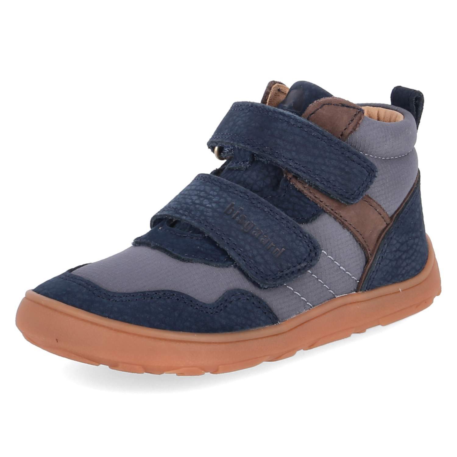 Bisgaard Bisgaard 24105-5101 Jungen Leder & Textil blue Slipper
