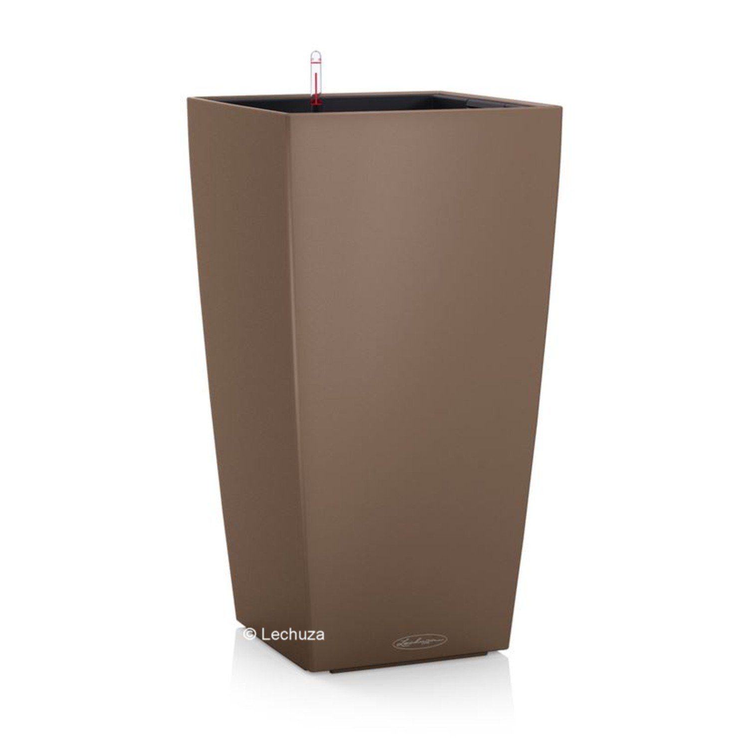 Lechuza® Pflanzkübel Pflanzgefäß Cubico Color 40 muskat (Komplettset)