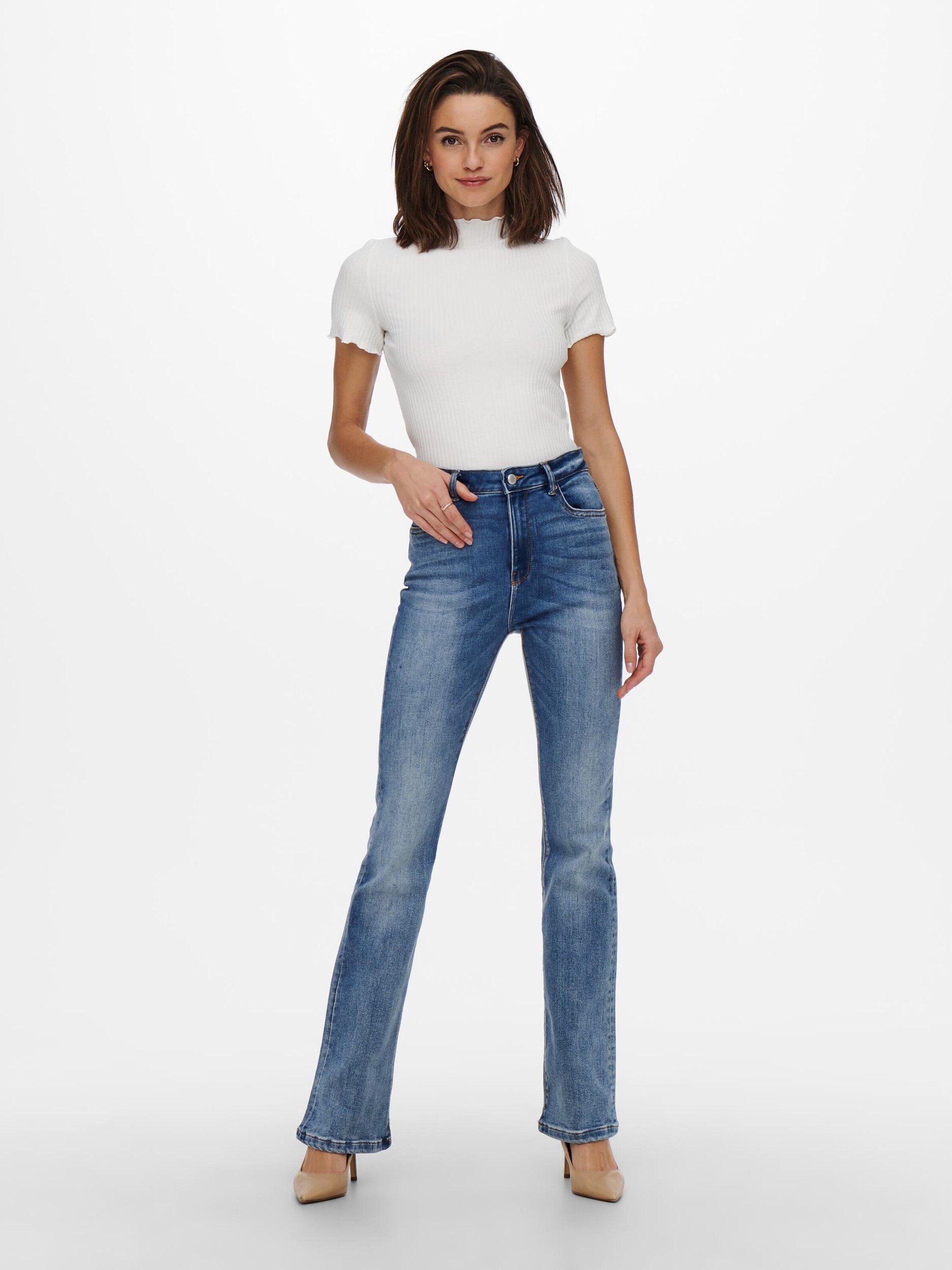 ONLY Bootcut-Jeans ONLMila (1-tlg) Plain/ohne Details günstig online kaufen