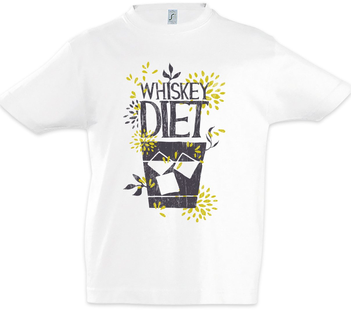 Urban Backwoods Print-Shirt Whisky Diet Kinder T-Shirt Whiskey Single Malt Bourbon Scotch Diät Jim (1-tlg) Jack Irish Alkohol Betrunken