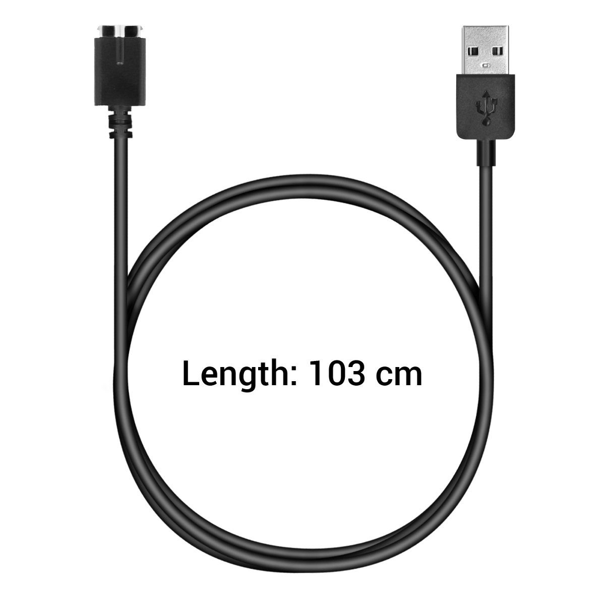 kwmobile Smartwatch Ladekabel für Polar M430 Smartphone-Ladegerät (1-tlg., USB Ladekabel für Smartwatch Aufladekabel - Fitnesstracker Ersatzkabel)