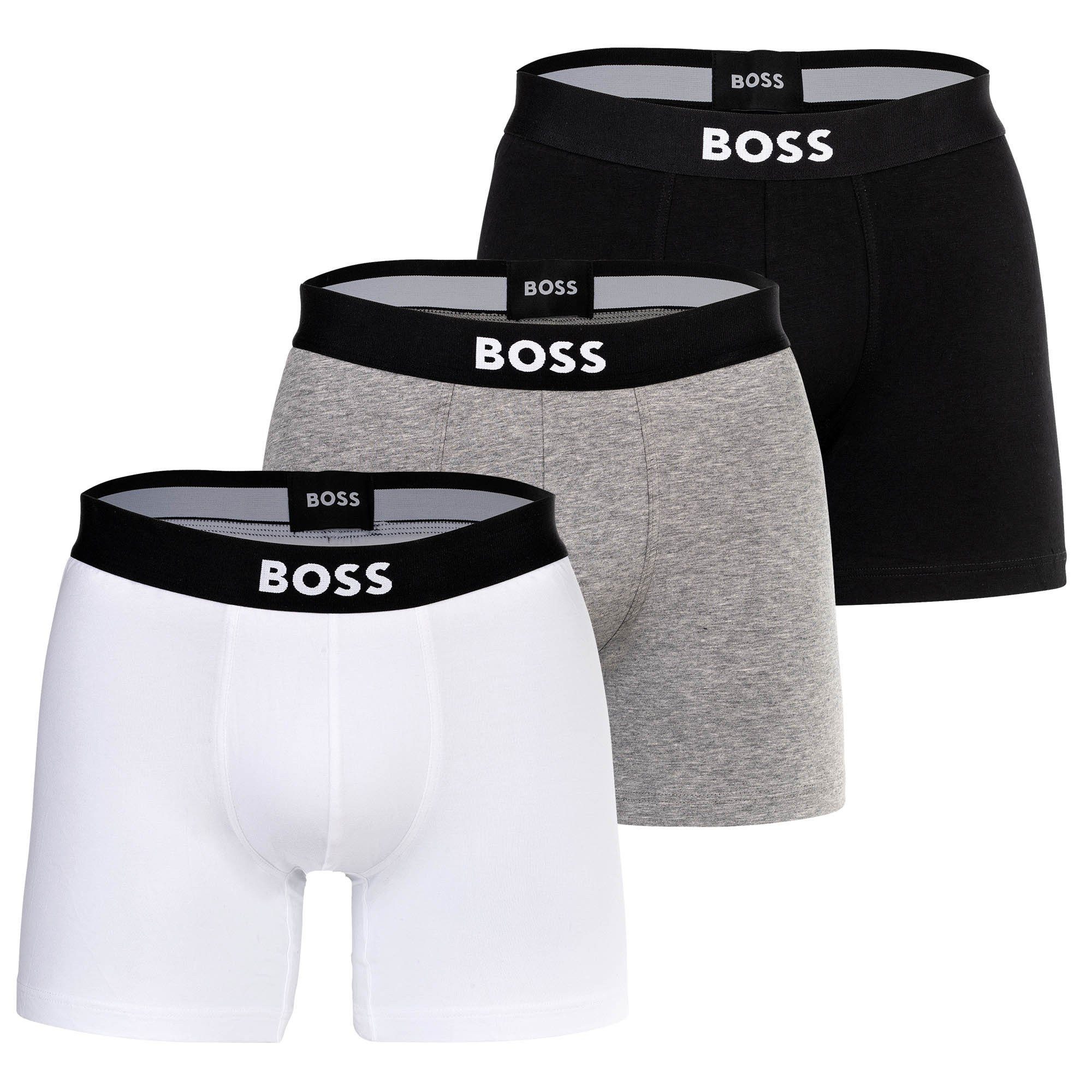 BOSS Boxer Herren Boxershort 3er Pack Baumwolle (Packung, 3er Pack) günstig online kaufen