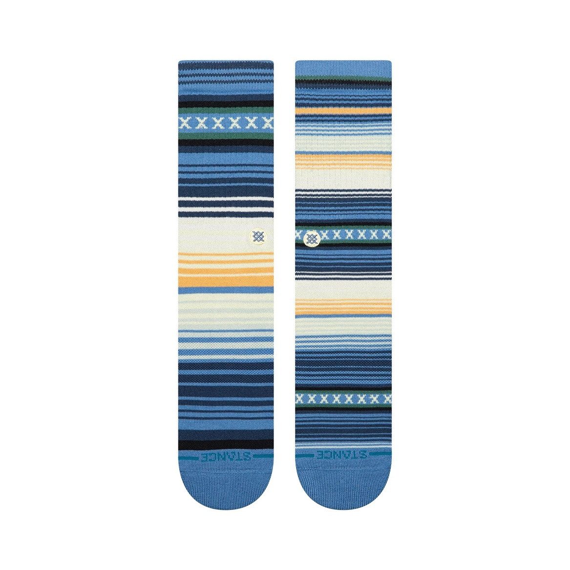 Stance Socken Tagessocke Crew Curren Staple capriblau - 1 Paar – Bild 3 von 3