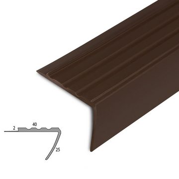 Floordirekt Sockelleiste Stufenkantenprofil Toronto, 4 Farben & 2 Größen, Stufenkantenprofil, L: 100 cm
