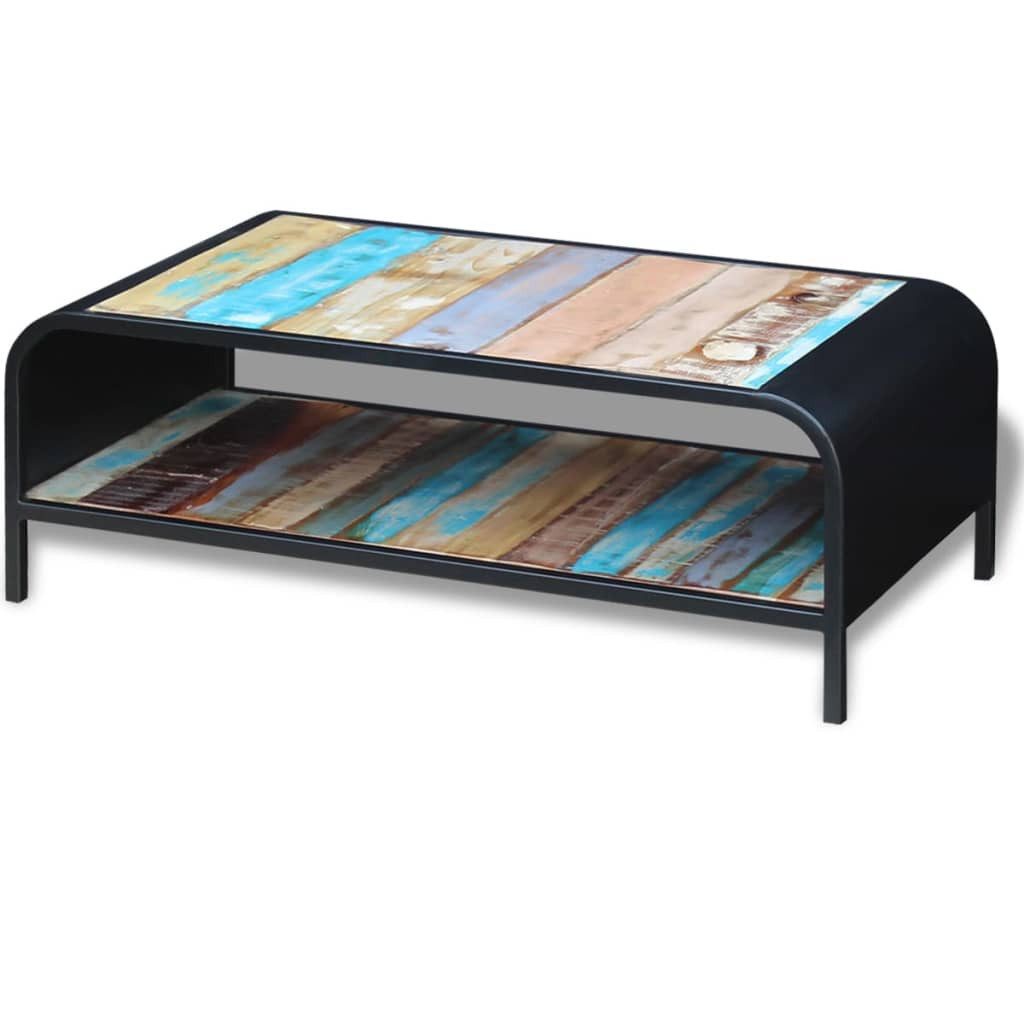 vidaXL Couchtisch Couchtisch Altholz Massiv (1-St)