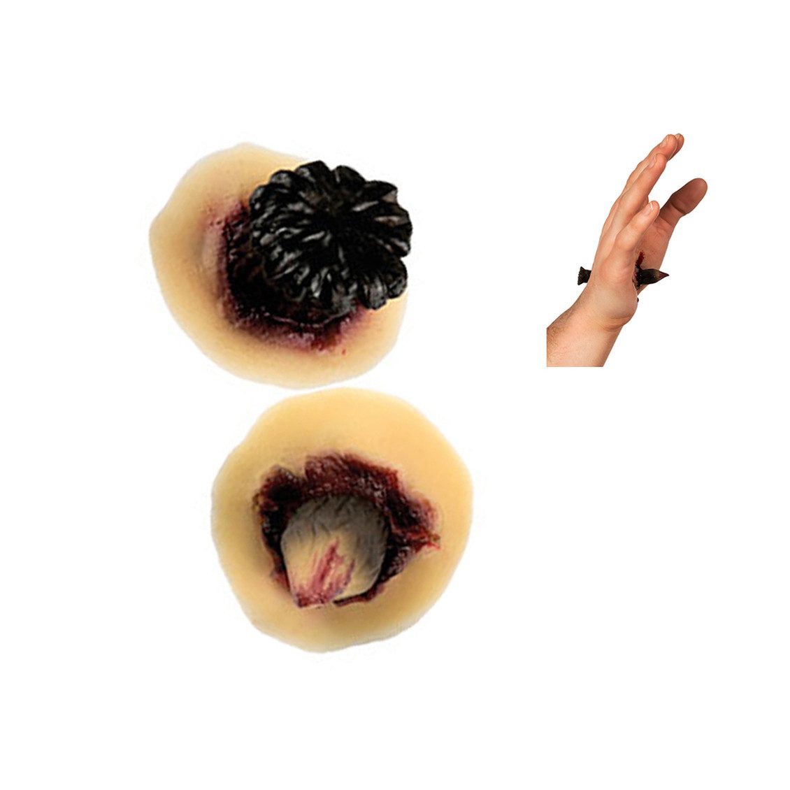 Boland Schmuck-Tattoo Latex Wunde Fake Verletzung zum Aufkleben - Nagel