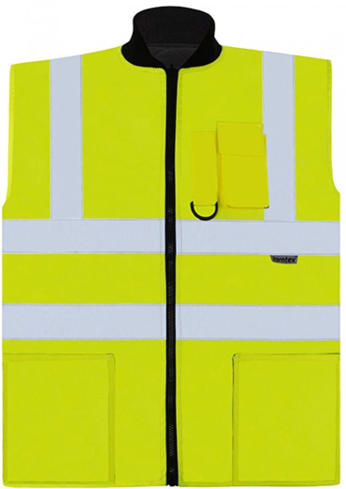 korntex Warnweste Herren Hi-Viz Reversible Bodywarmer EN ISO 20471