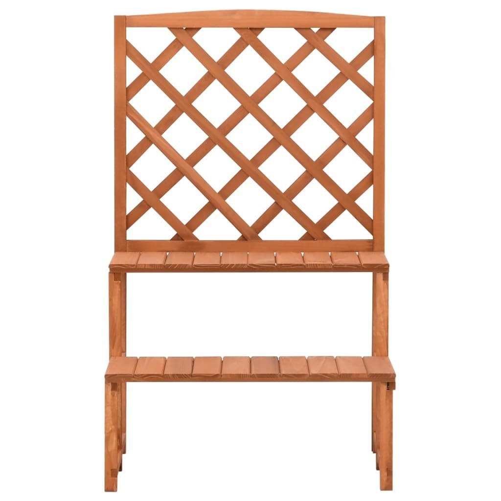 vidaXL Rankgitter NA Blumentreppe mit Rankgitter 70x42x115 cm Massivholz Tanne