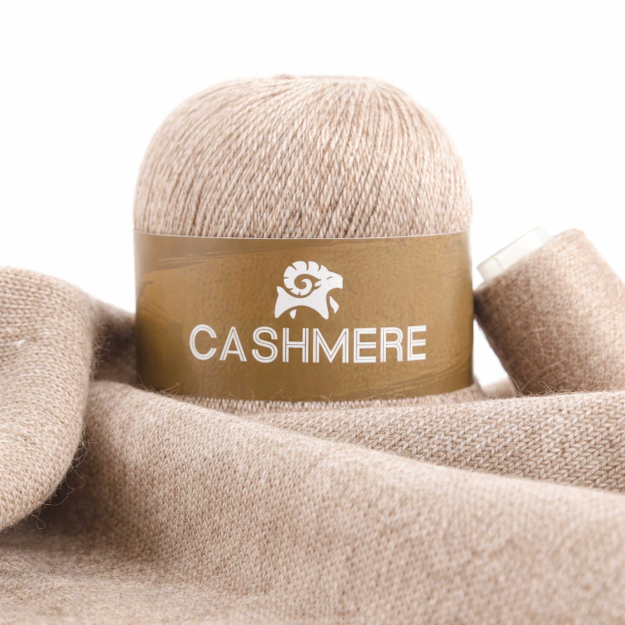 Nomiro 100% Kaschmirgarn Set 6x50g 300g Ultraweich Warm Strickgarn Luxus Häkelwolle