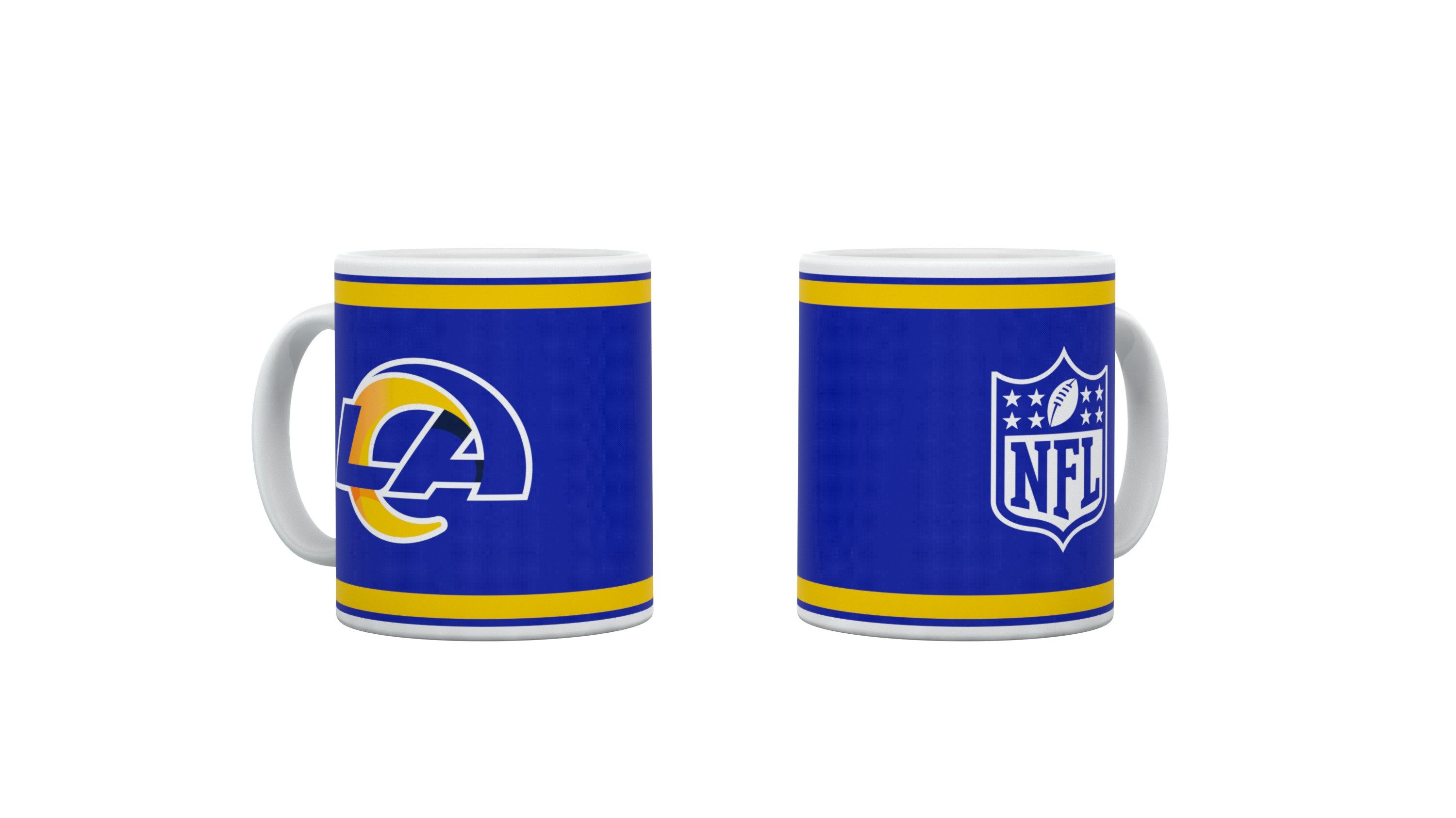 Los Angeles Rams Becher Los Angeles Rams Mug KICKOFF 2022 matt, Keramik
