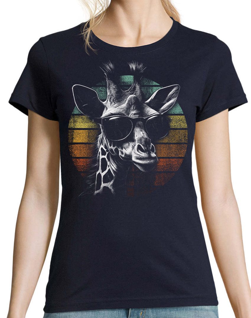 Youth Designz Print-Shirt Retro Giraffe Damen günstig online kaufen