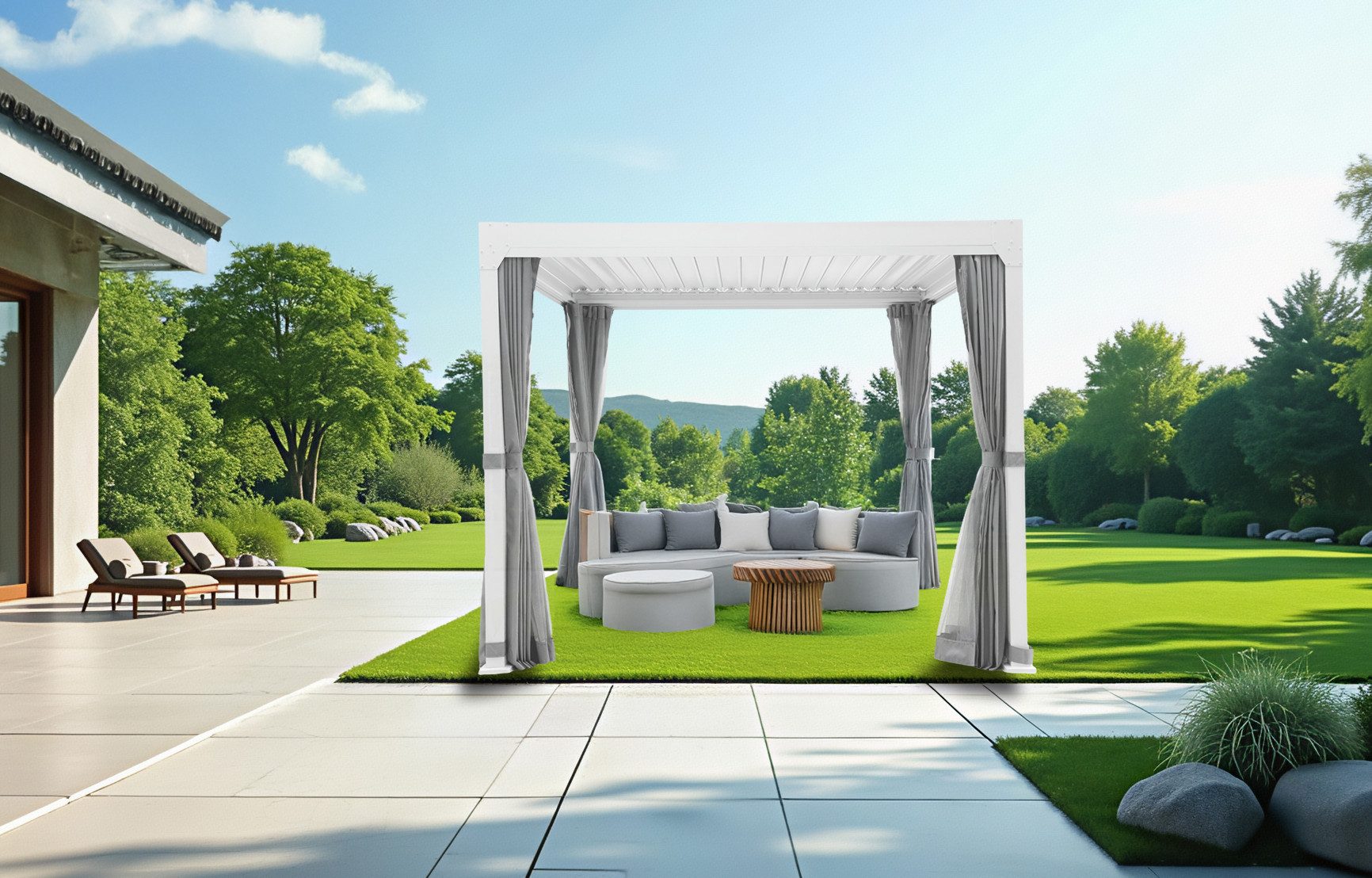 KONIFERA Pavillon Palma, mit 8 Seitenteilen, günstig online kaufen