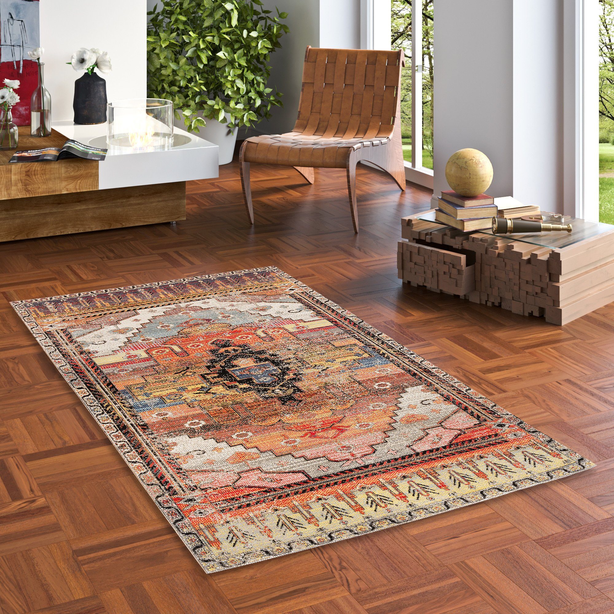 Pergamon Orientteppich Designer Teppich Vintage Zoe Orient Klassik, Rechtec günstig online kaufen