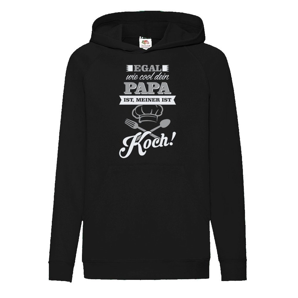 Ggraphics Hoodie Egal, wie cool Dein Papa ist, meiner ist Koch! Kinder