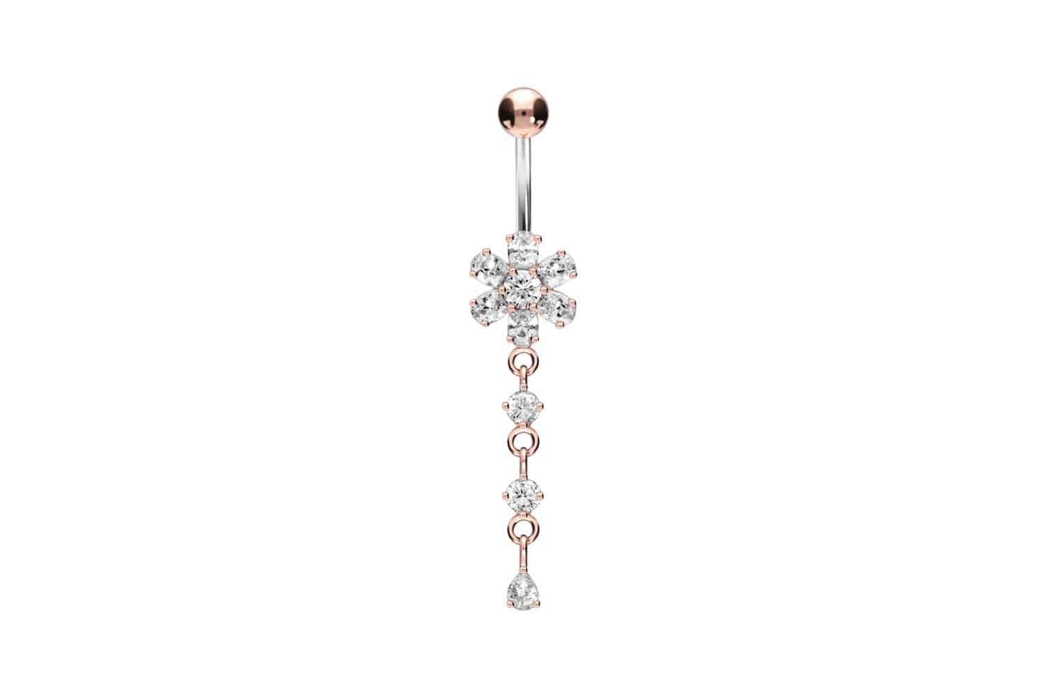 PIERCINGLINE Bauchnabelpiercing Titan Bananabell mit 925er günstig online kaufen