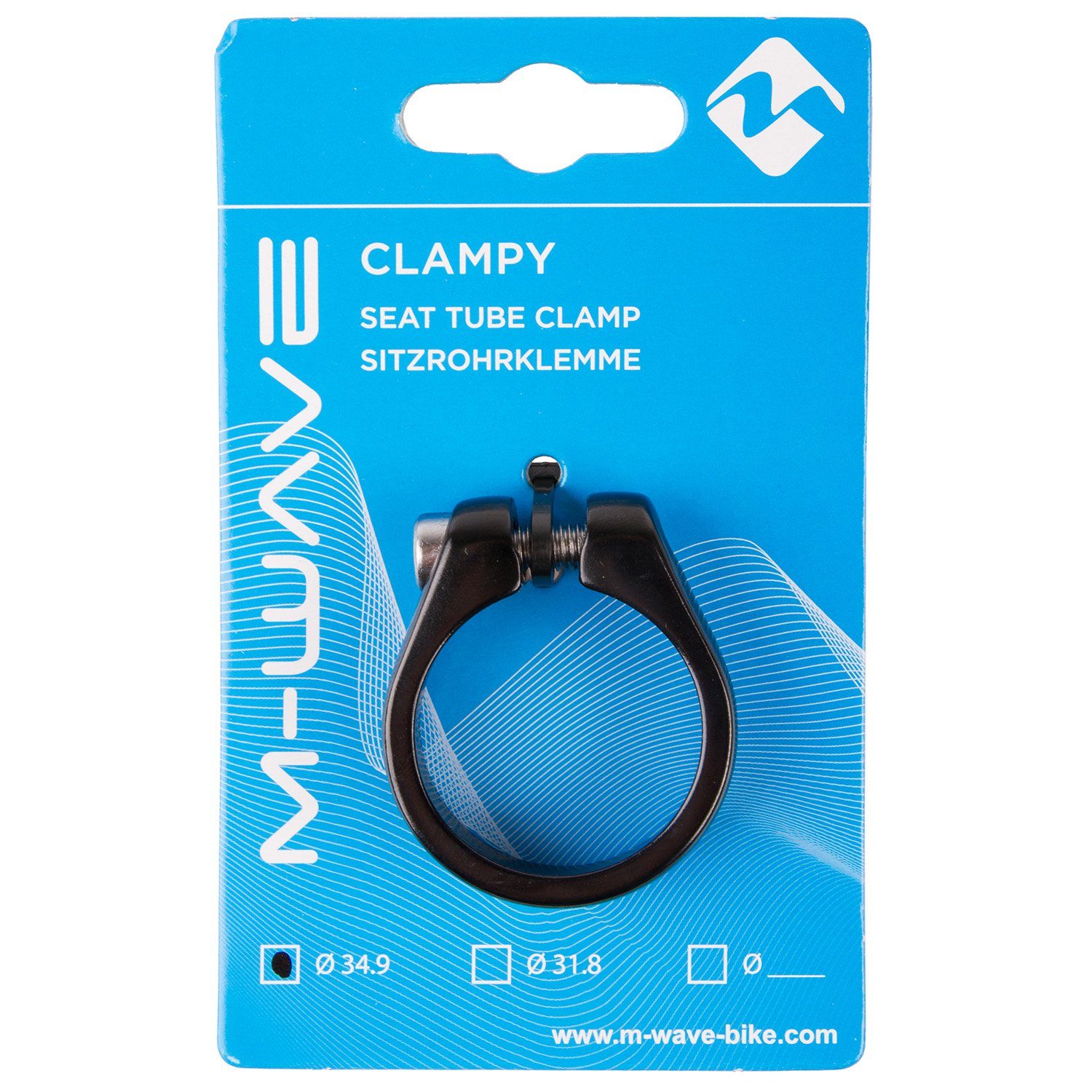 Sattelklemmring Sattelkklemmschelle M Wave Clampy 349 mm