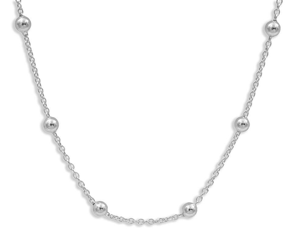 Sterlingsilber Collier Kette, Jewelry Sphere Fiocco 925