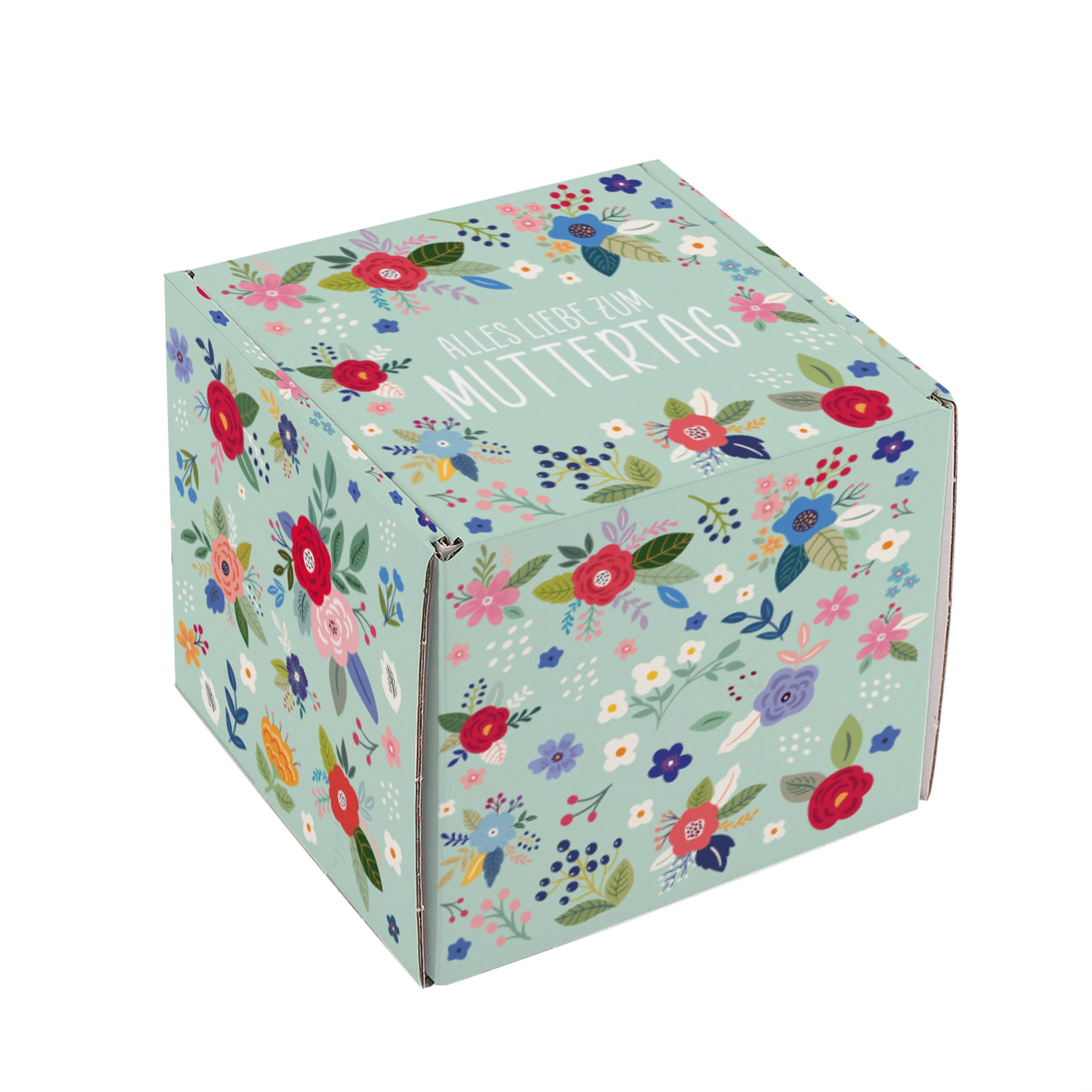 Herz & Heim Geschenkbox zum Muttertag - Geschenkverpackung aus stabiler Pappe, verschiedene Größen