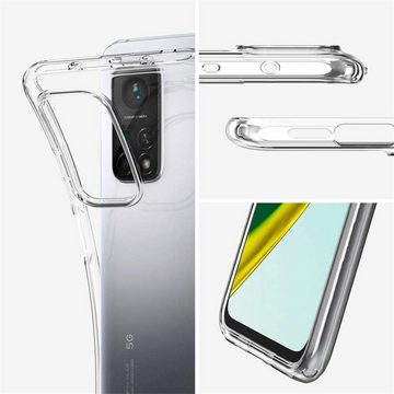 CoolGadget Handyhülle Transparent Ultra Slim Case für Xiaomi Mi 11T / 11T Pro 6,67 Zoll, Silikon Hülle Dünne Schutzhülle für Xiaomi 11T und 11T Pro Hülle